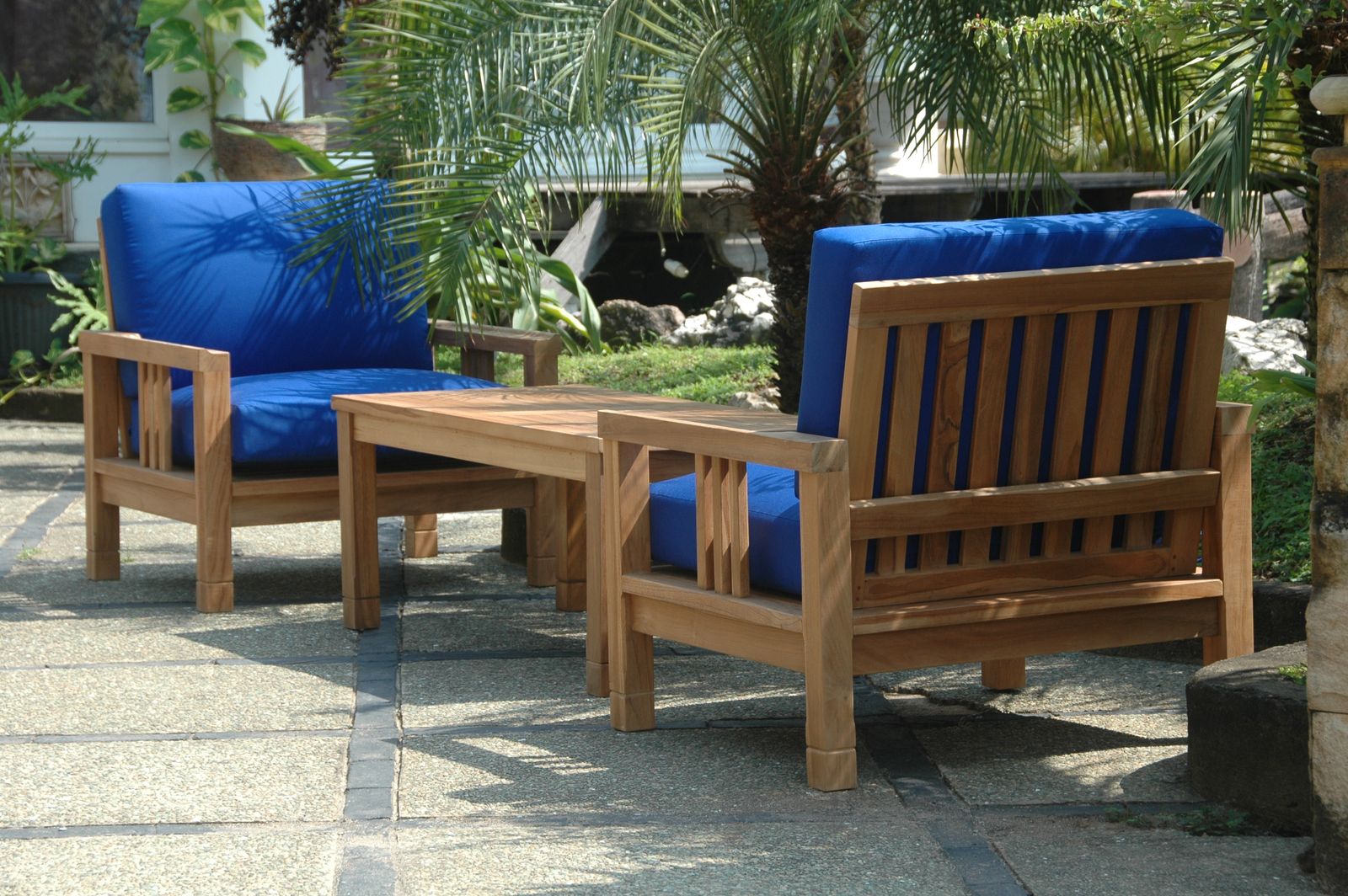 SouthBay Deep Seating 3-Pieces Conversation Set B
