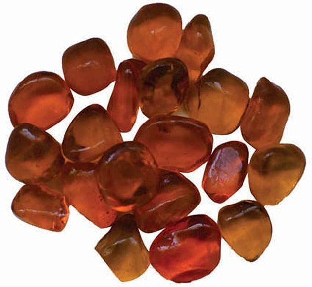 orange small bead fire glass 5 lbs outdoor fire pit media