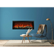 Amantii 100 inch extra tall built-in electric fireplace with WiFi control