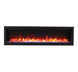 Amantii 100 inch linear smart electric fireplace