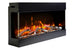 Amantii 30 TRV Slim 3 sided glass electric fireplace installation