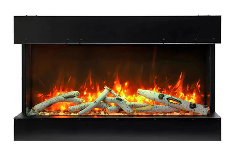Amantii 40-TRV-SLIM Tru-View Slim 40 inch 3 sided electric fireplace