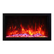 Amantii 40 inch built-in electric fireplace indoor outdoor patio