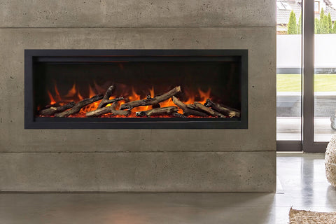 Amantii 42 inch Symmetry Lumina linear electric fireplace