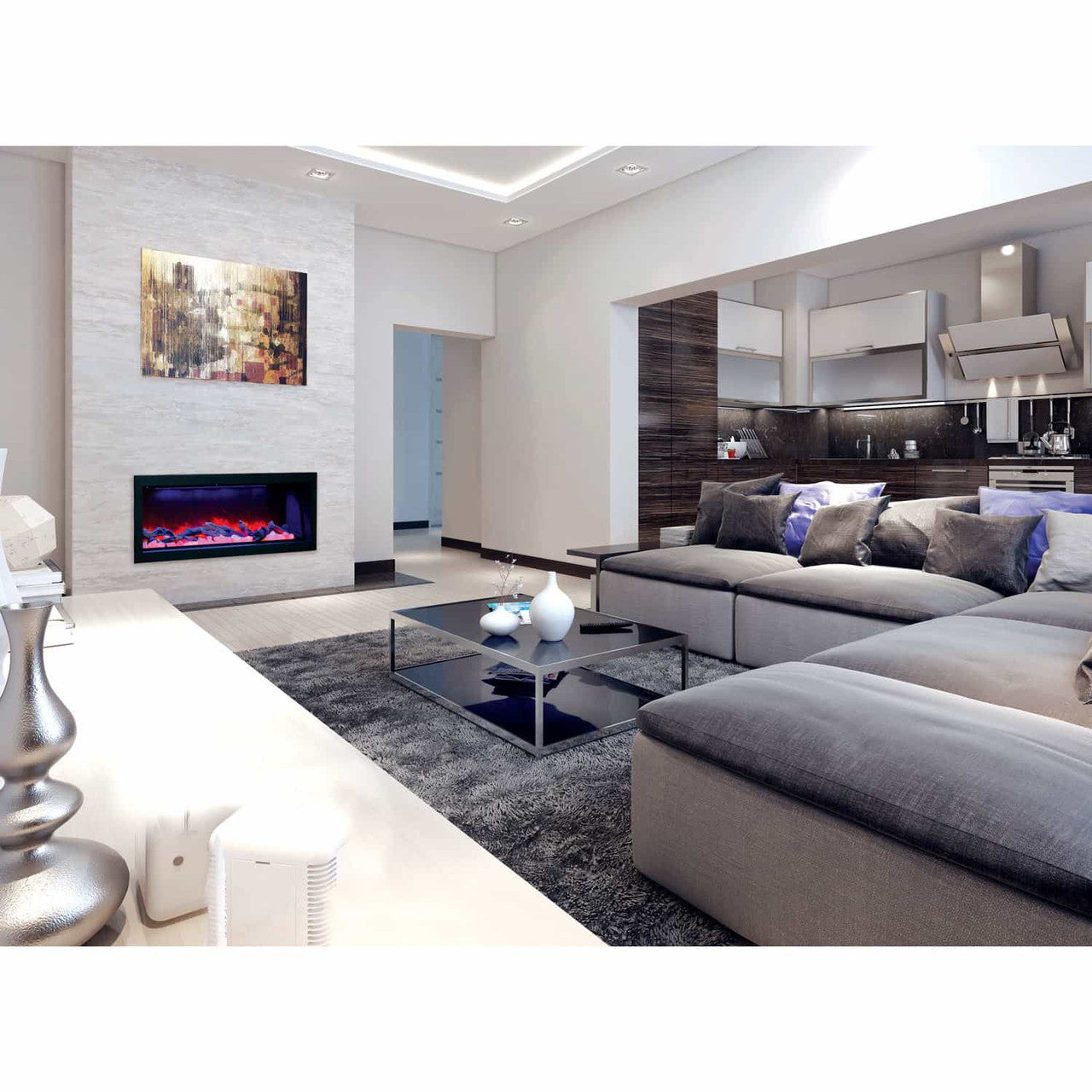 Amantii 50 inch electric fireplace outdoor protection cover