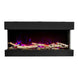 Amantii 60 TRV Slim recessed three sided electric fireplace installation