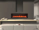 Amantii 60 inch deep indoor outdoor electric fireplace with LED flames