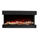 Amantii 72-TRV-SLIM Tru-View Slim 72 inch 3 sided electric fireplace