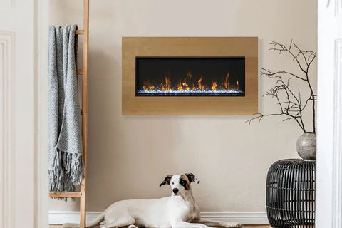 Amantii BI-50 XtraSlim indoor outdoor linear electric fireplace