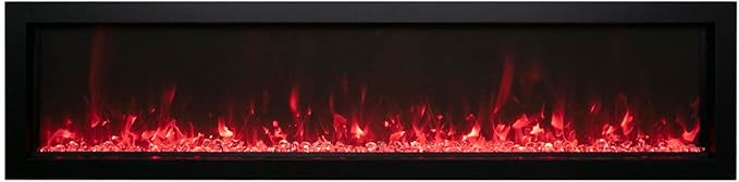 Amantii BI-72 Slim OD Panorama 72 inch built-in electric fireplace