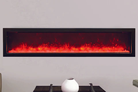 Amantii BI-88 Slim OD Panorama 88 inch built-in electric fireplace