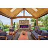 Amantii Pan Cov 40 stainless steel cover for Panorama fireplace