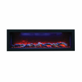 Amantii Pan Cov 40 stainless steel outdoor fireplace cover