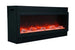Amantii Panorama 60 inch slim electric fireplace with LED flames