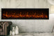 Amantii SYM-100-XT Lumina 100 inch extra tall linear electric fireplace built in wall