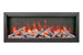 Amantii SYM-88-XT Bespoke 88 inch extra tall linear electric fireplace