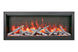 Amantii SYM-88-XT Bespoke 88 inch extra tall linear electric fireplace