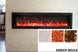 Amantii Symmetry Bespoke 100 contemporary built-in fireplace