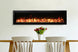 Amantii Symmetry Bespoke 88 indoor outdoor recessed electric fireplace