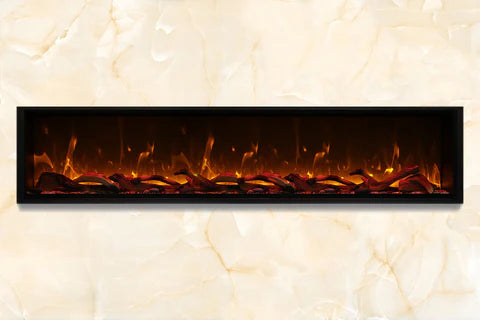 Amantii Symmetry XT Lumina indoor outdoor 100 inch electric fireplace modern design