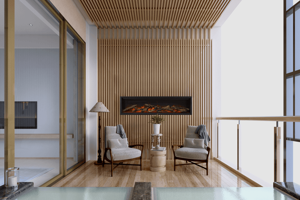 Amantii Symmetry XT Lumina indoor outdoor fireplace