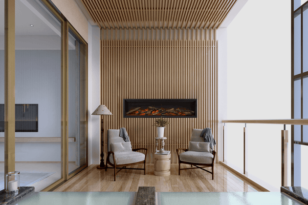 Amantii Symmetry XT Lumina indoor outdoor fireplace