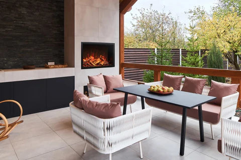 Amantii TRD-30 Lumina smart electric fireplace with WiFi control
