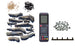 Amantii TRD-33-4 black metal trim kit for electric fireplace