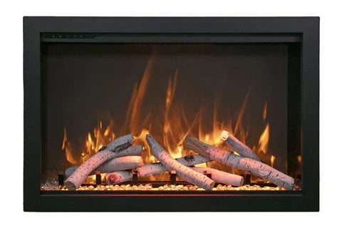 Amantii TRD-33 Bespoke 33 inch smart electric fireplace insert