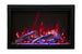Amantii TRD-33 Bespoke electric fireplace with LED flames