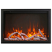 Amantii TRD-38-3 black metal trim kit for electric fireplace