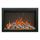 Amantii TRD-38-4 trim installed on TRD-38 fireplace insert