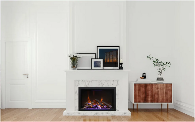 Amantii TRD-38 Lumina smart electric fireplace with WiFi control
