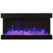 Amantii Tru View XL XT modern 3 sided electric fireplace installation