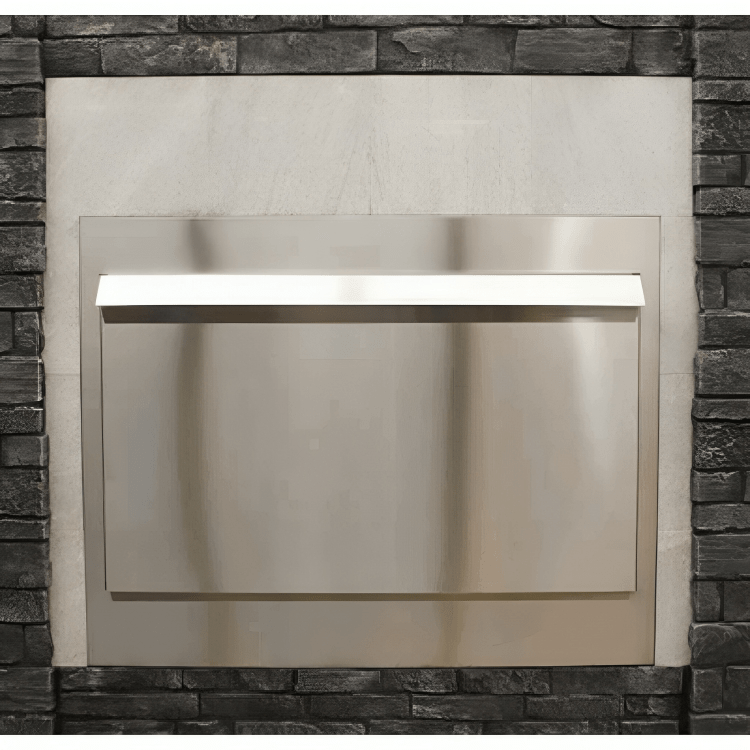 American Hearth WD48LSS 48 inch weather door stainless steel