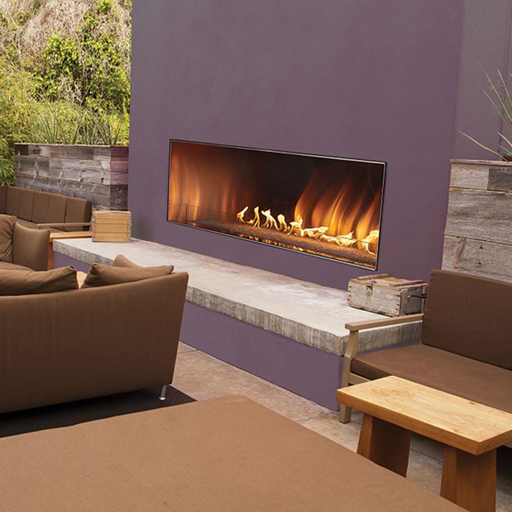 American Outdoor Living 48 inch linear gas fireplace ventless