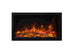 Built-in outdoor kitchen electric fireplace modern patio design