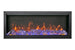 Extra tall 88 inch Amantii Bespoke wall mounted electric fireplace