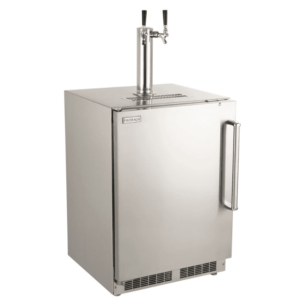Fire Magic 3594 outdoor rated kegerator with stainless steel door