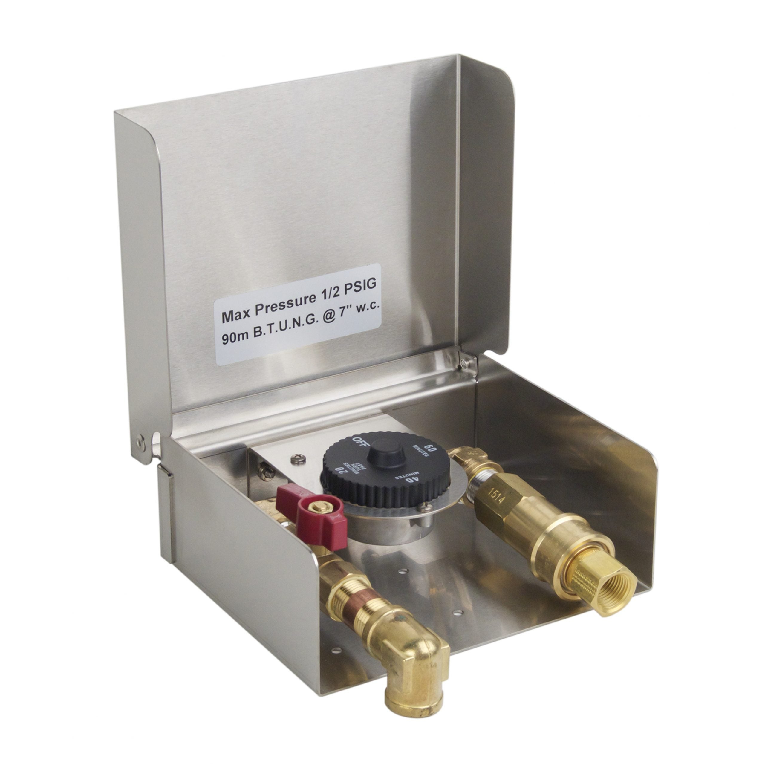 Fire Magic 5521-01T Gas Connection Box with 1-Hour Timer & Quick Disconnect