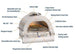 Fire Magic 5660 stainless steel built-in pizza oven for outdoor kitchens