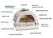 Fire Magic 5660 stainless steel built-in pizza oven for outdoor kitchens
