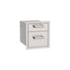 Fire Magic Double Drawer 53802SC stainless steel outdoor kitchen storage