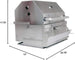 Fire Magic Legacy 24 inch built in charcoal smoker grill stainless steel