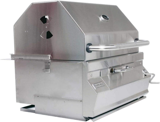 Fire Magic Legacy charcoal grill smoker with adjustable charcoal tray
