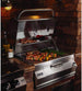 Fire Magic charcoal smoker grill with adjustable charcoal tray