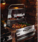 Fire Magic charcoal smoker grill with adjustable charcoal tray