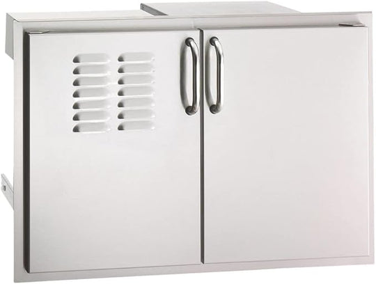 Fire Magic outdoor kitchen cabinet with drawers