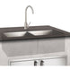 Fire Magic outdoor kitchen hot and cold faucet