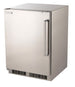 Fire Magic outdoor kitchen refrigerator with premium door